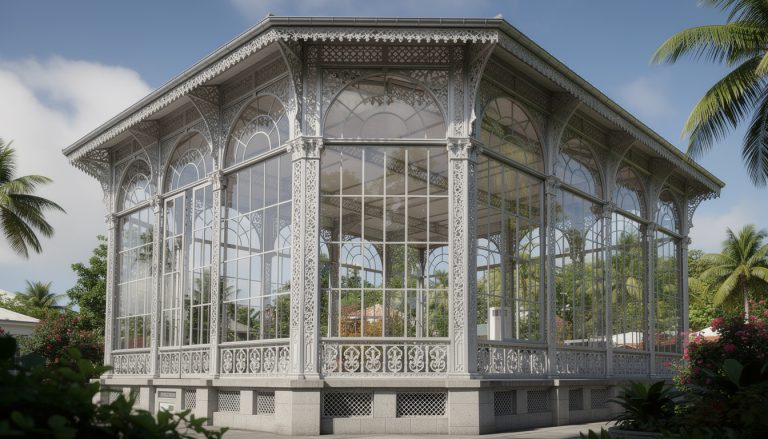 découvrez l'architecture unique de la bibliothèque schœlcher, une structure emblématique en fer et verre, expliquée en détail par juliette.