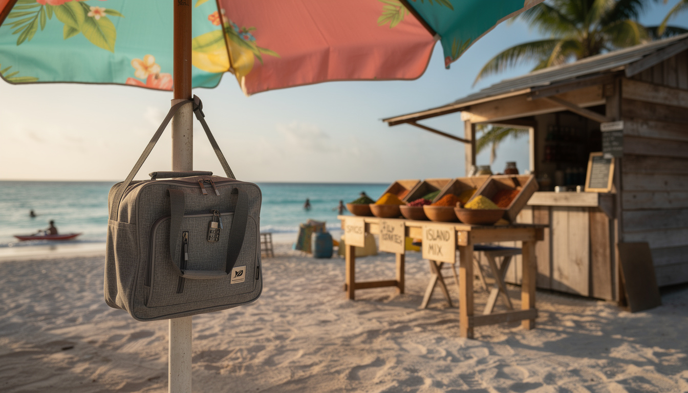 découvrez le nouveau sac de plage antivol qui fait sensation aux antilles. pratique, sécurisé et tendance, il protège vos affaires tout en style.
