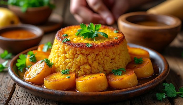 découvrez le mofongo, un plat emblématique qui sublime la banane plantain en une délicieuse œuvre d'art culinaire, mêlant tradition et saveurs exquises.
