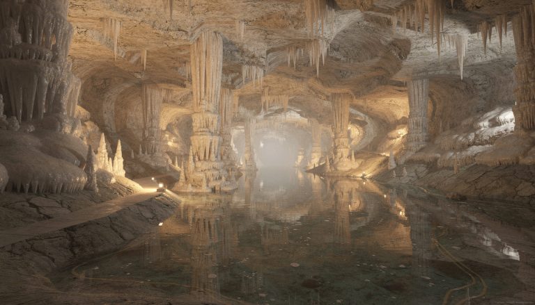 découvrez harrison’s cave, une fascinante exploration des galeries de cristal nichées au cœur de la terre calcaire. plongez dans un monde souterrain spectaculaire au cœur de la nature.