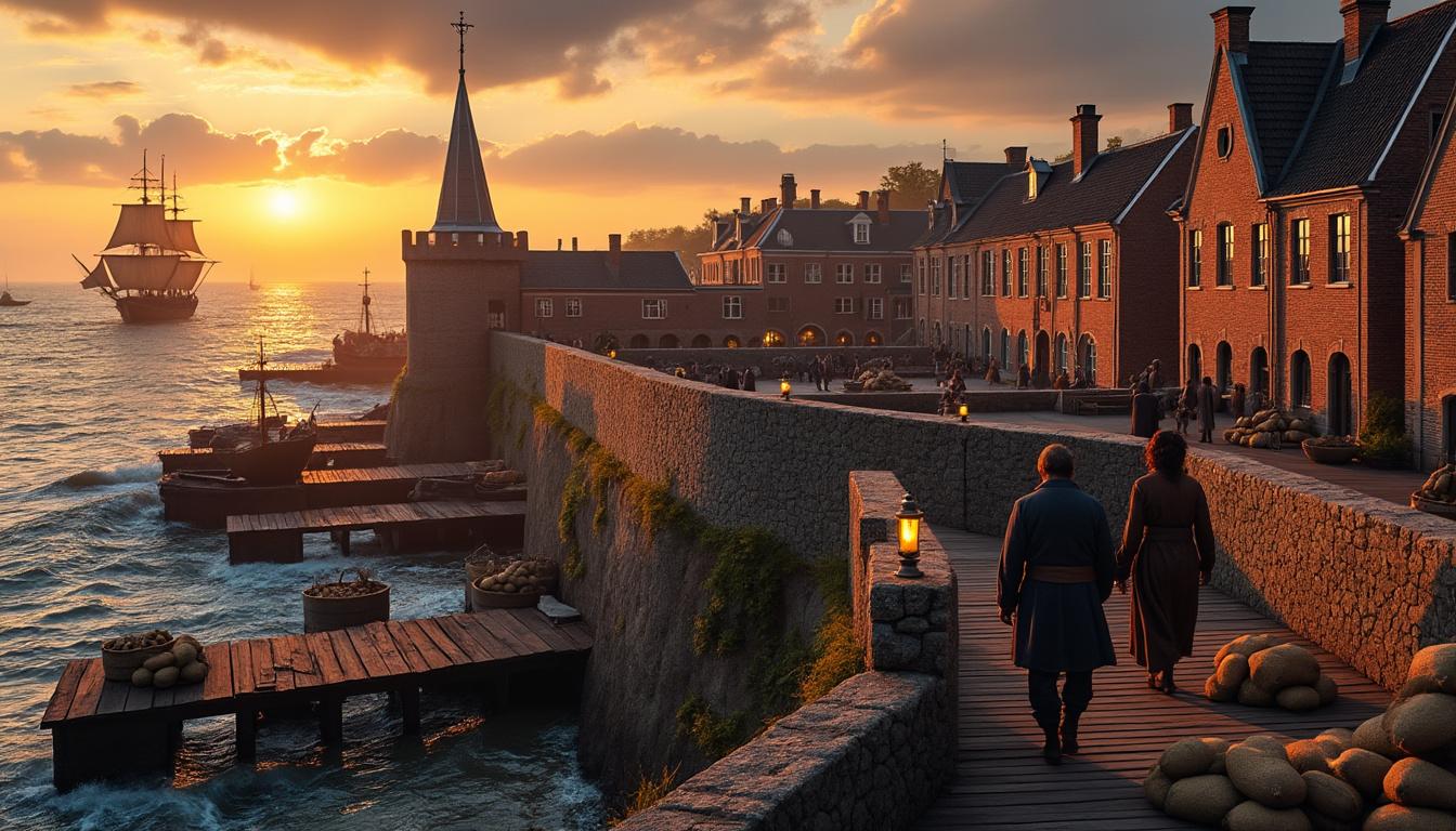 découvrez l'histoire fascinante du fort amsterdam, lieu emblématique et siège du gouvernement depuis 1635, révélant ses secrets et coulisses à travers les siècles.