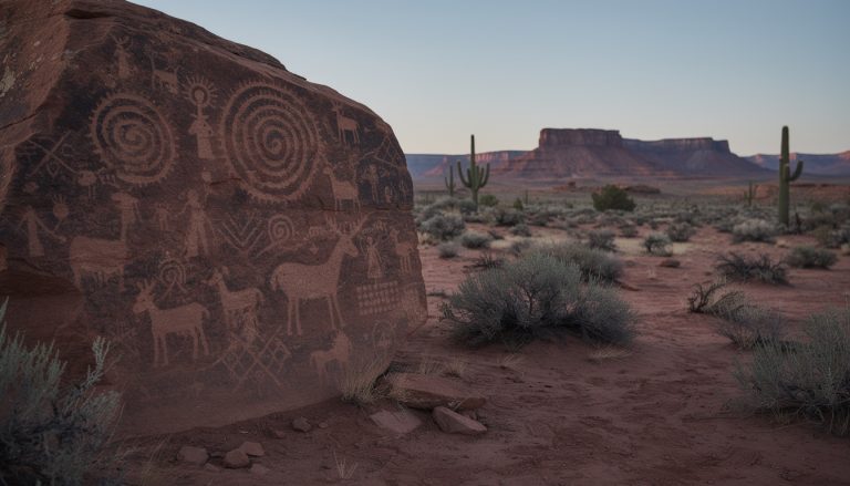 découvrez le mystère fascinant des pétroglyphes amérindiens, ces mystérieux messages gravés dans la pierre que les chercheurs peinent encore à déchiffrer.