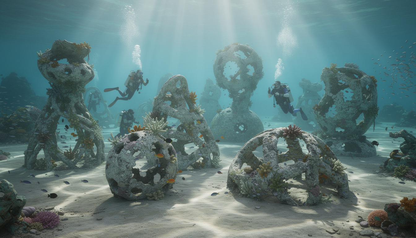 découvrez en 2026 le sanctuaire sous-marin de sculptures "ocean rebirth", une expérience unique alliant art et exploration marine pour sensibiliser à la beauté et à la préservation des océans.