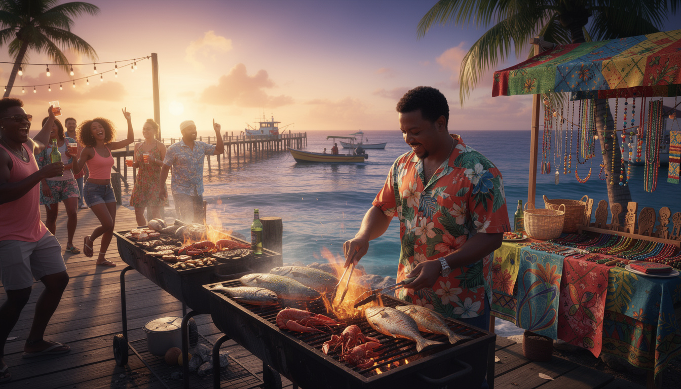 découvrez notre guide de survie pour profiter pleinement de votre premier vendredi soir à oistins fish fry, la célèbre fête de la barbade, entre délices de la mer, musique et ambiance festive.