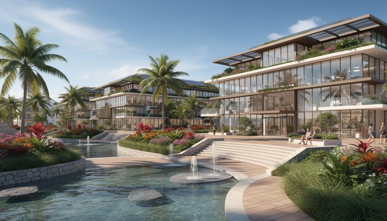 découvrez camana bay, un exemple emblématique d'urbanisme moderne et durable aux caraïbes, alliant architecture innovante, respect de l'environnement et qualité de vie exceptionnelle.