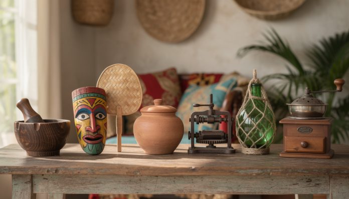 découvrez 7 objets traditionnels antillais courants dans nos foyers, souvent méconnus, et leur utilité surprenante.