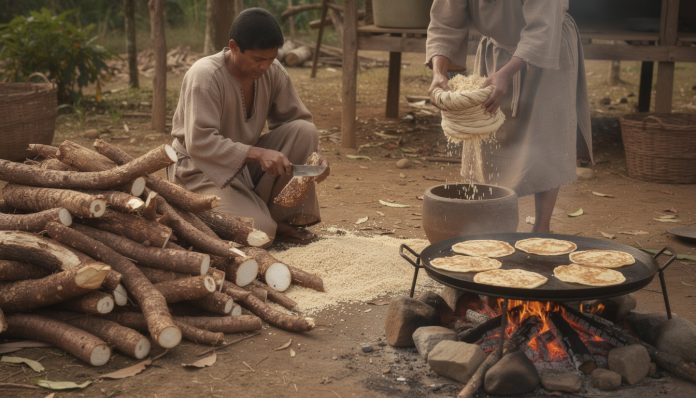 découvrez les secrets de fabrication du manioc, de la récolte de la racine à la préparation authentique de la cassave traditionnelle, un savoir-faire ancestral à préserver.