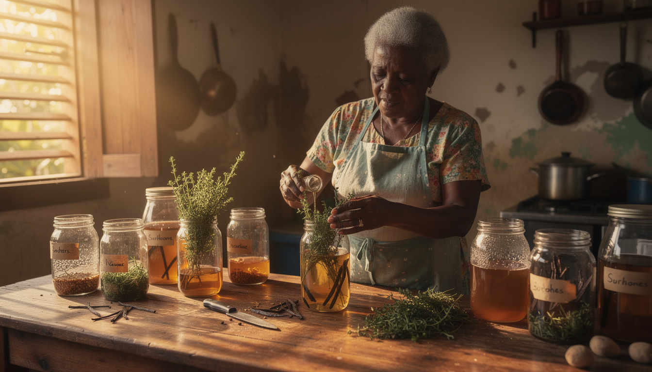 découvrez le secret des grand-mères antillaises pour préparer un rhum arrangé aux vertus presque miraculeuses, alliant tradition et bien-être.