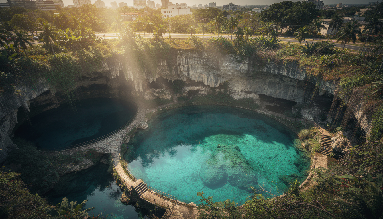 découvrez los tres ojos, un réseau spectaculaire de lagons souterrains nichés au cœur de la jungle urbaine, offrant une aventure unique entre nature et mystère.