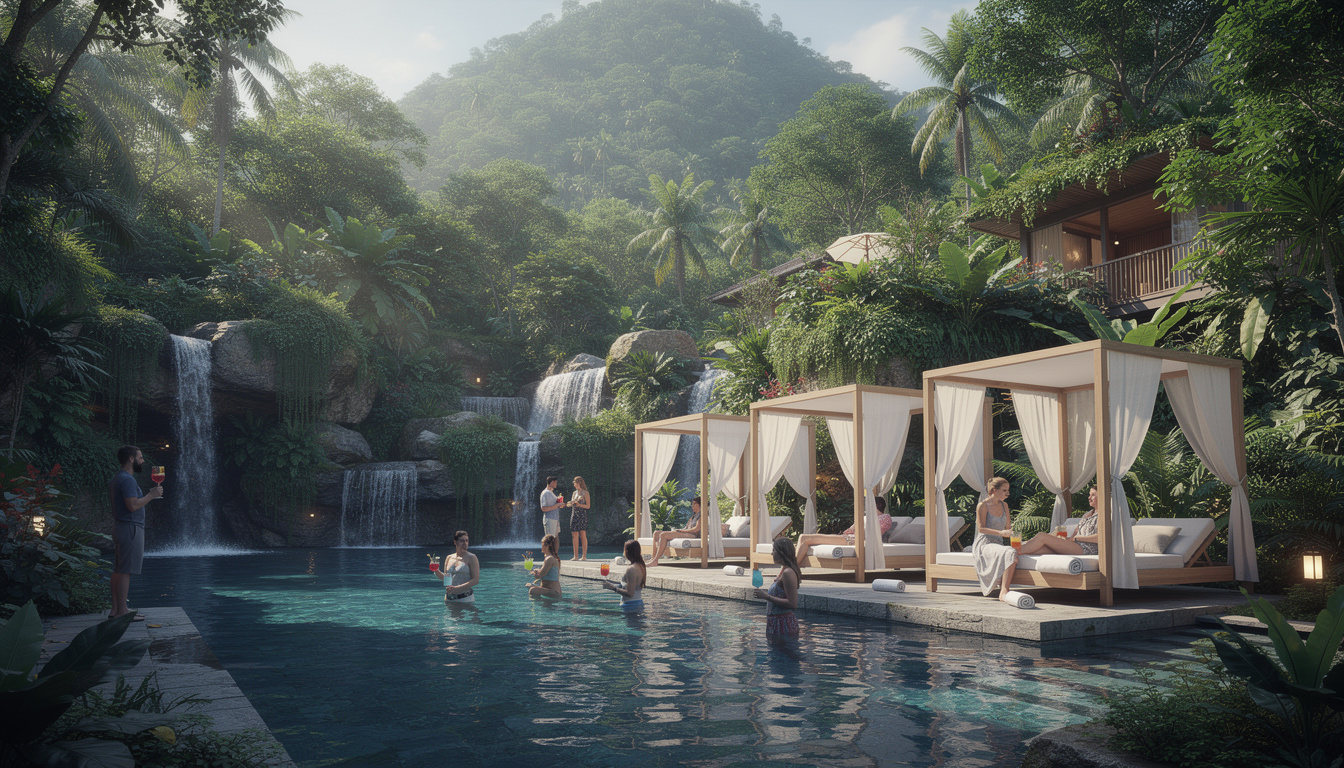 découvrez loterie farm, une escapade luxueuse au cœur de la jungle tropicale du pic paradis, alliant nature, aventure et confort exceptionnel.