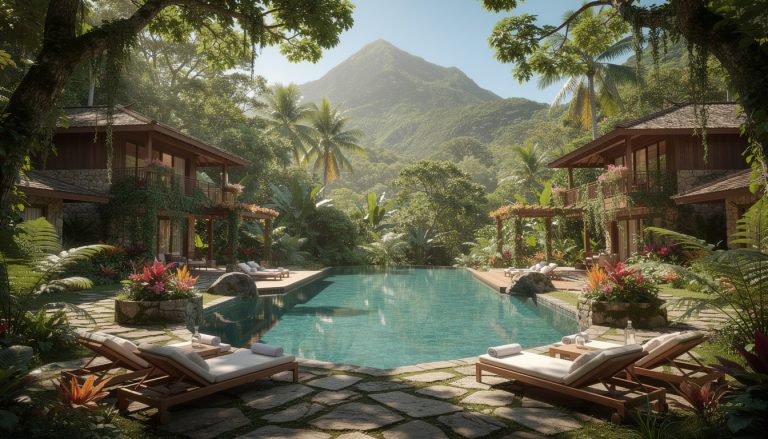 découvrez loterie farm, une escapade luxueuse au cœur de la jungle tropicale du pic paradis, pour une expérience unique alliant nature, détente et aventure.