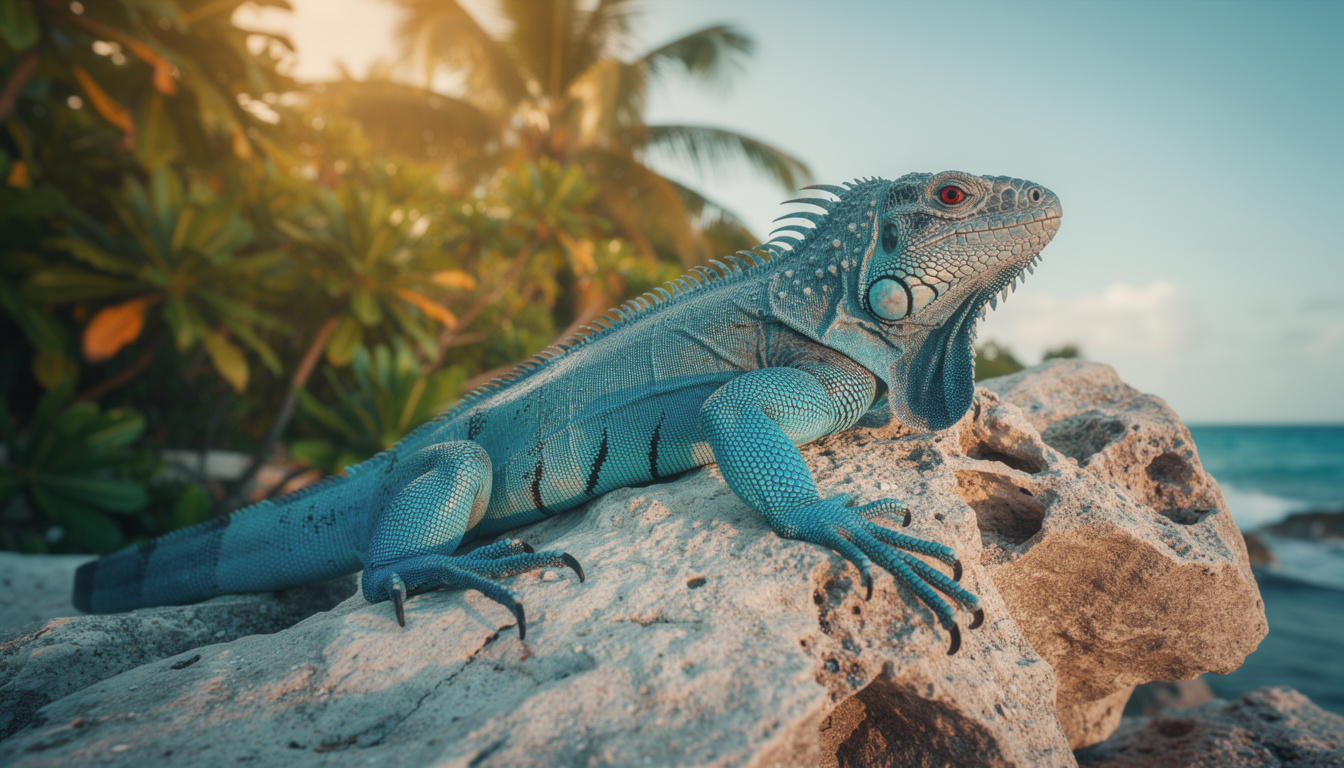 découvrez l'iguane bleu, un dragon préhistorique fascinant, et son incroyable histoire de survie face à l'extinction dans cet article captivant sur la nature.