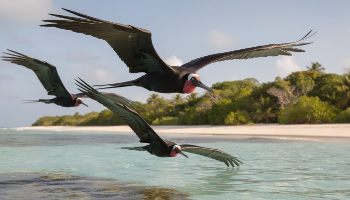 découvrez les majestueuses frégates géantes dans leur habitat naturel au sanctuaire protégé de barbuda, un lieu unique dédié à la préservation de la faune et de la nature.