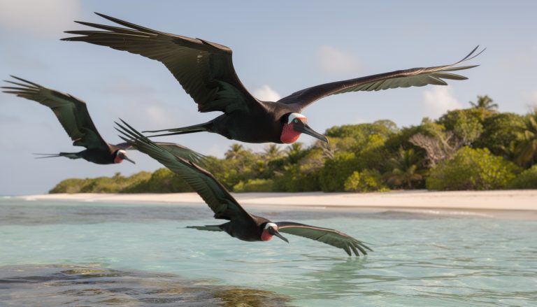 découvrez les majestueuses frégates géantes dans leur habitat naturel au sanctuaire protégé de barbuda, un lieu unique dédié à la préservation de la faune et de la nature.