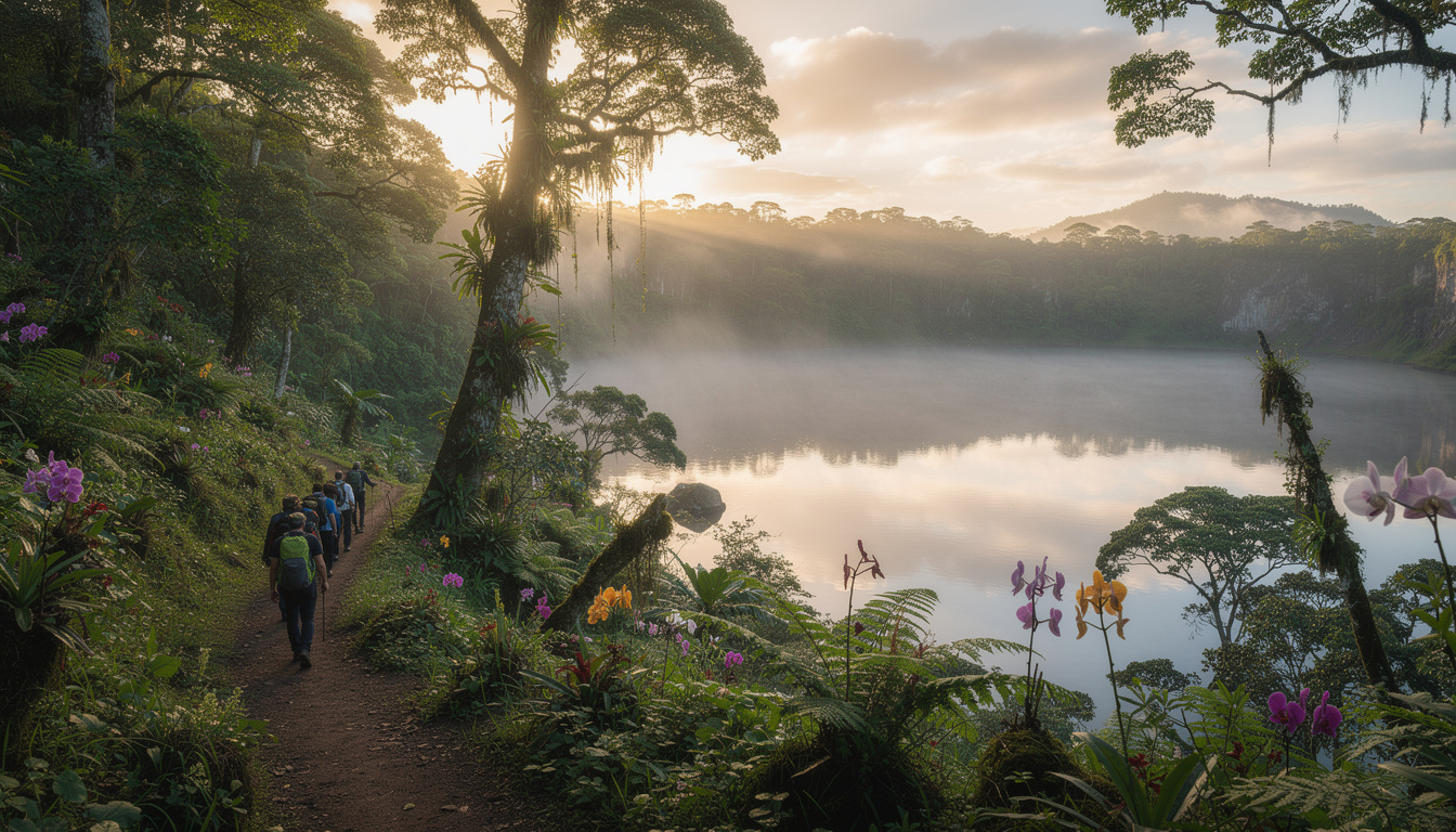 découvrez le grand etang national park, une randonnée unique au cœur d'un ancien cratère volcanique, entre nature préservée et paysages époustouflants.