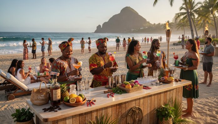 découvrez en 2026 le premier festival de mixologie créole sur la plage du diamant, une expérience unique mêlant saveurs, culture et ambiance tropicale.