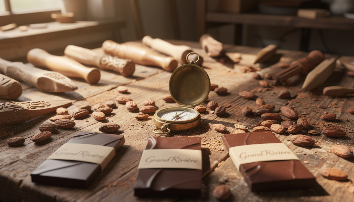 découvrez le chocolat "grand cru" de grand'rivière, une nouveauté culinaire qui sublime le terroir avec des saveurs riches et authentiques, pour une expérience gourmande unique.
