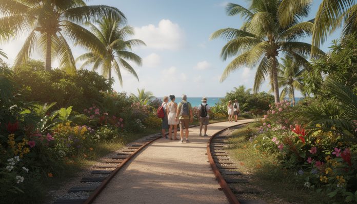 découvrez le bahamas rail-trail, une innovation transformant d'anciennes voies ferrées en magnifiques sentiers de randonnée pour des aventures en plein air uniques.