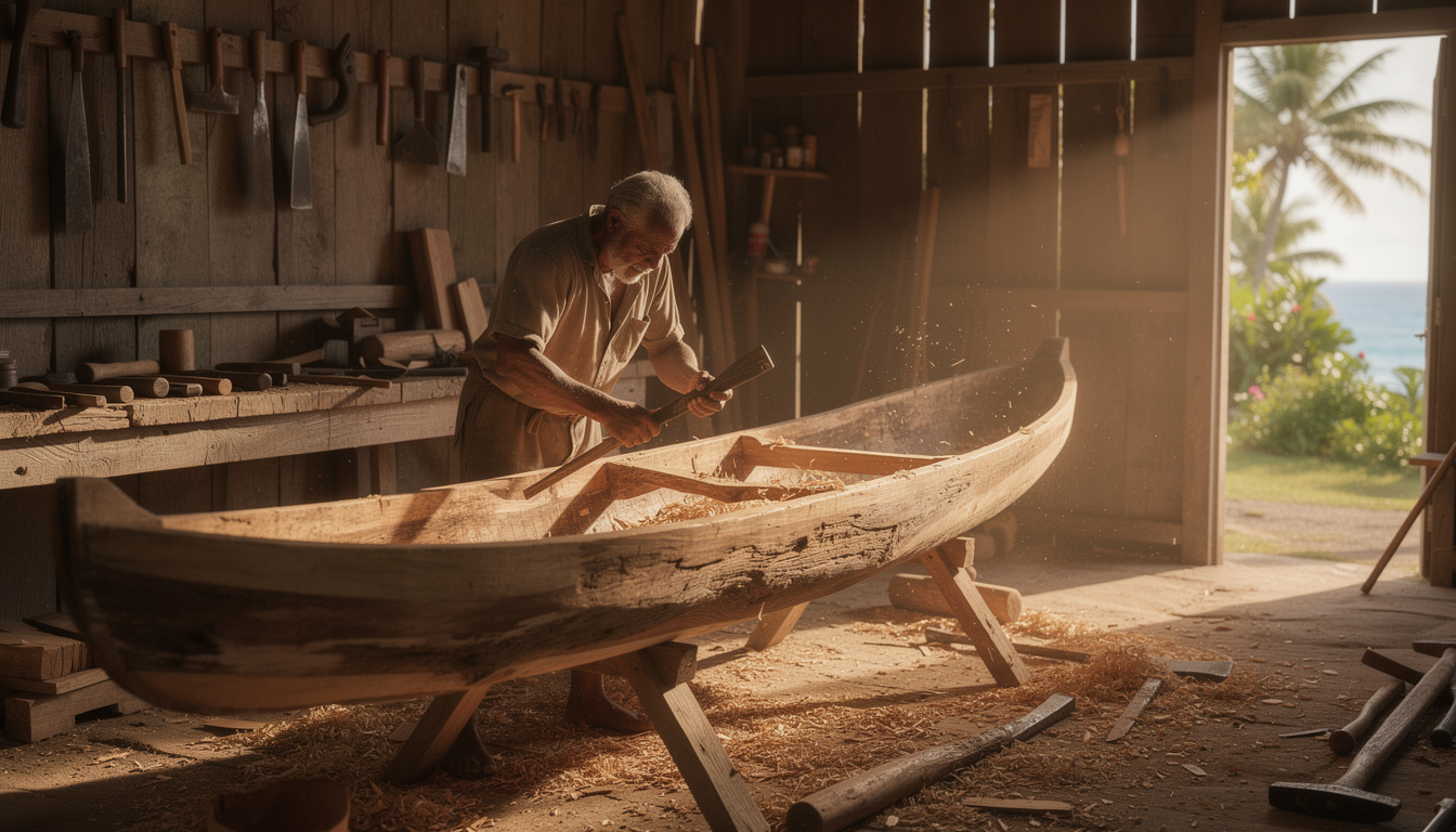 découvrez le secret du gommier martiniquais, la pirogue ancestrale, à travers le regard passionné de frédéric. une tradition riche et authentique dévoilée.