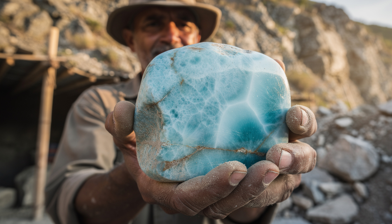 découvrez le travail du larimar, cette pierre bleue unique au monde, à travers l'expertise de frédéric, qui vous dévoile toutes ses traditions et secrets.