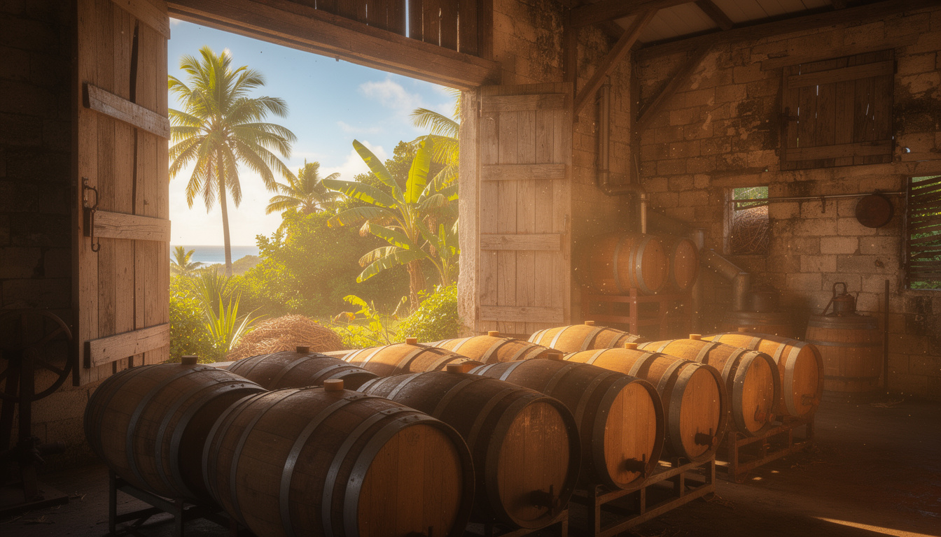 découvrez la tradition solaire en suivant la route du rhum vieux à travers les distilleries authentiques de guadeloupe, entre savoir-faire local et saveurs uniques.