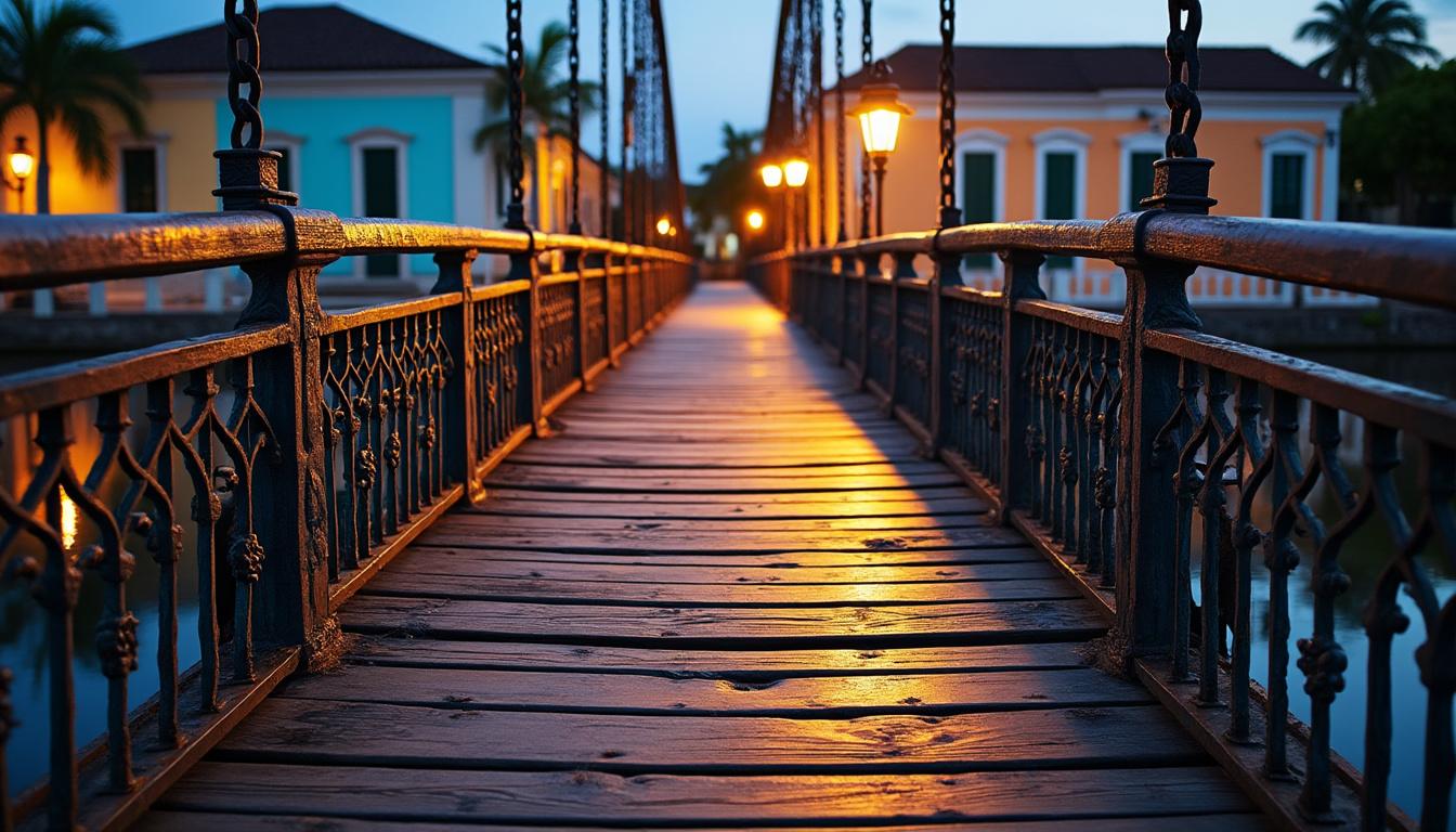 découvrez comment le pont queen emma, surnommé le "vieux pont oscillant", incarne l'âme de la ville à travers son rôle central en urbanisme et son importance historique.