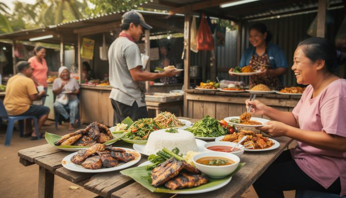 découvrez comment savourer des repas délicieux et abordables dans les 'lolos' locaux, en mangeant comme un roi pour moins de 10€.
