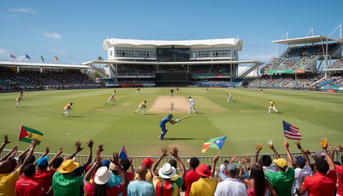 découvrez la passion du cricket au stade sir vivian richards, un lieu emblématique où chaque match célèbre l'excitation et l'esprit du sport national.