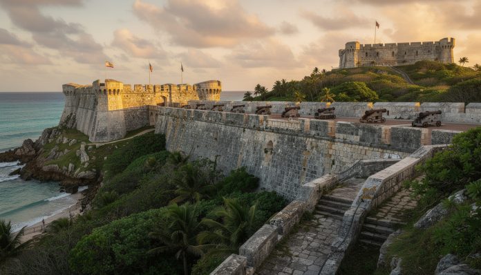 découvrez l'histoire fascinante des forts george et frederick, les sentinelles de pierre emblématiques de st. george's, témoins de la richesse culturelle et militaire de la région.