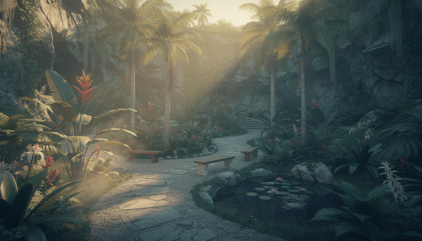 découvrez hunte’s gardens, le jardin le plus enchanté de l'île, à travers le regard unique de florian. un voyage magique au cœur d'une nature luxuriante et fascinante.