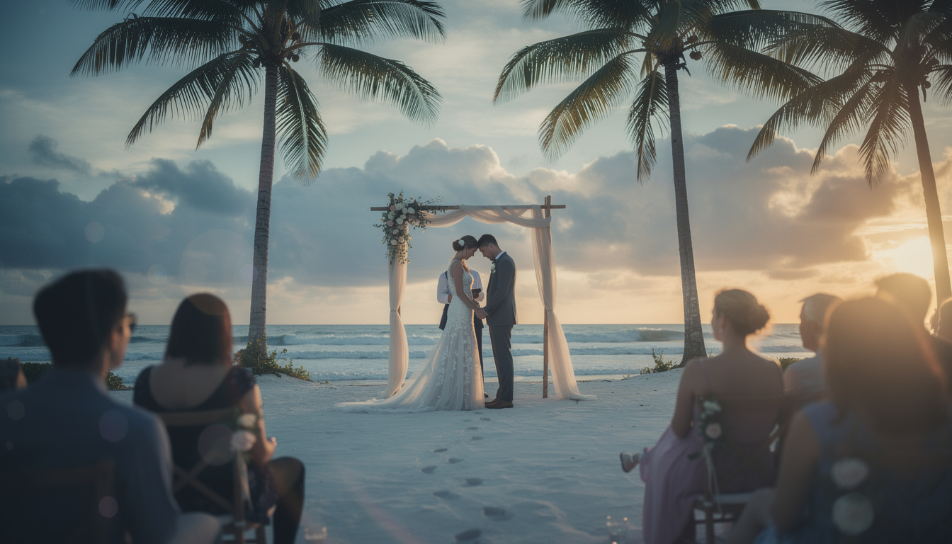 découvrez notre guide complet pour organiser votre mariage sur la plage : démarches administratives, conseils logistiques et astuces pour dire "oui" sous les palmiers en toute sérénité.