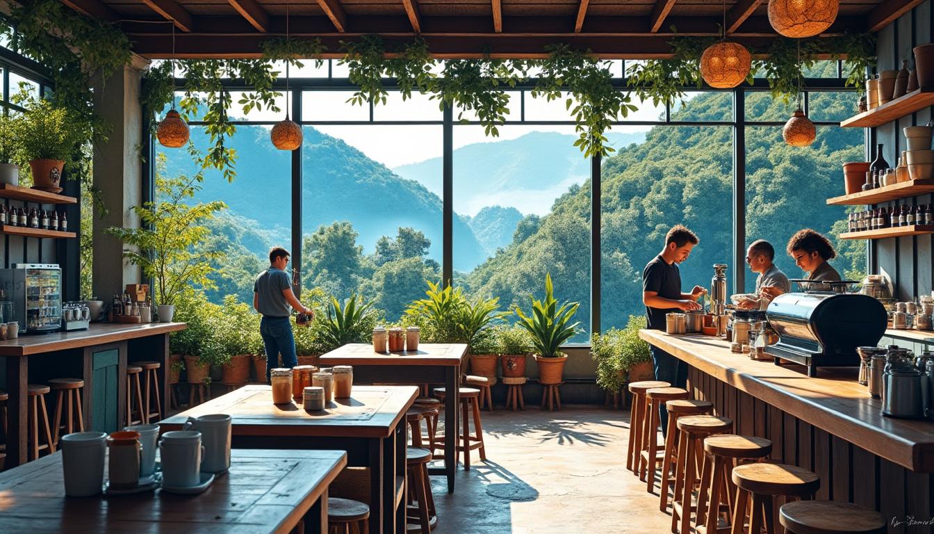 découvrez la nouveauté culinaire à jayuya avec le premier bar à café 'seed-to-cup', offrant une expérience unique du grain à la tasse au cœur des montagnes.
