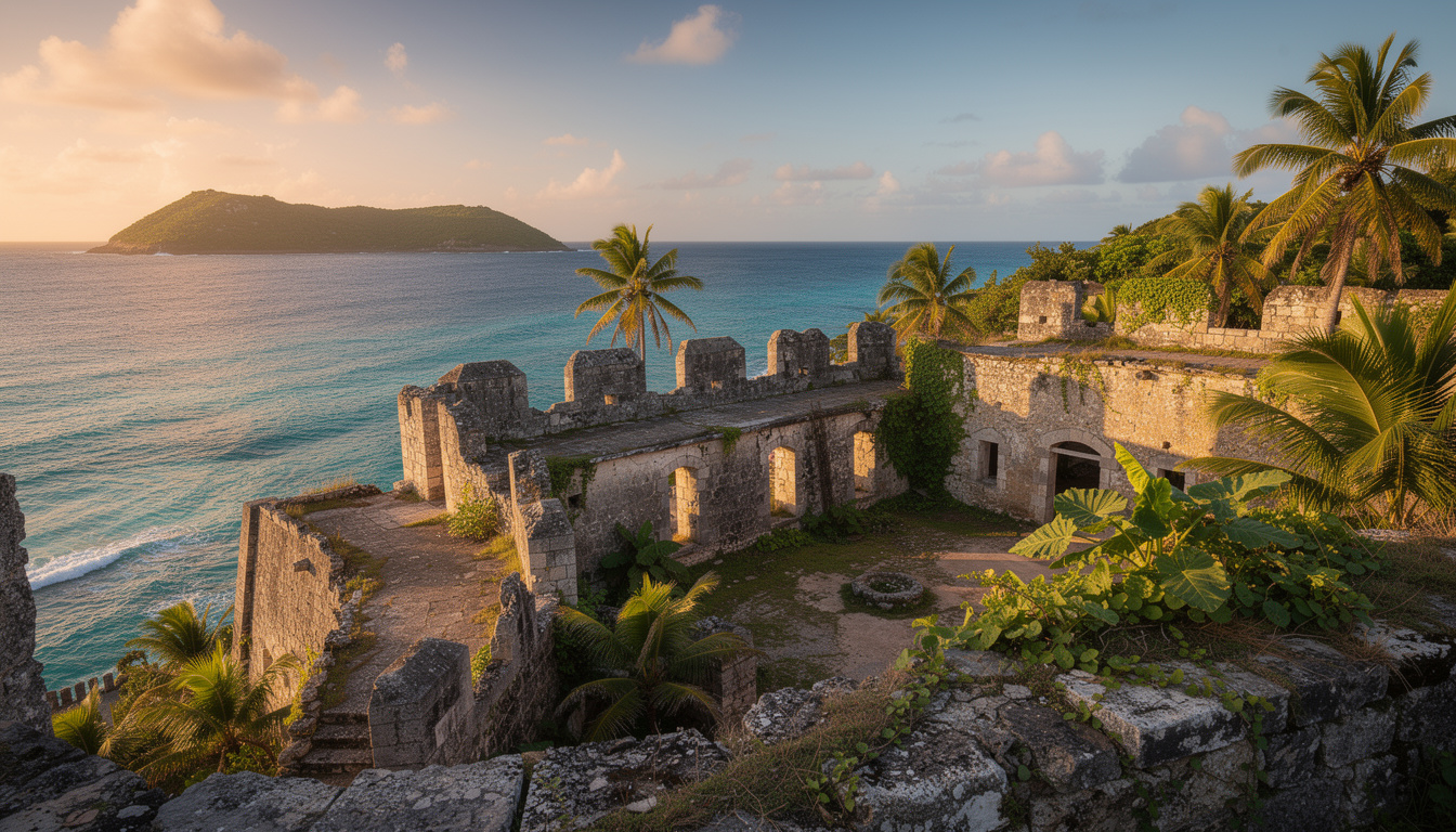 découvrez pigeon island en martinique : un site historique avec des ruines britanniques fascinantes et des panoramas à couper le souffle sur l'île.