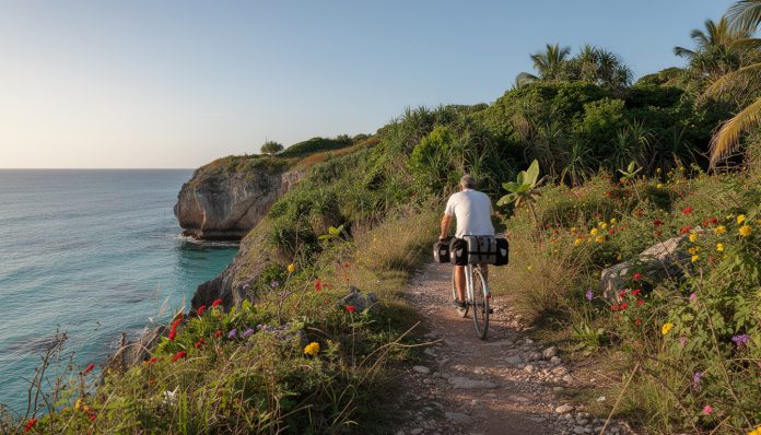 explorez la désirade à vélo avec le slow travel, un itinéraire sauvage et paisible loin du tumulte, pour une immersion authentique et une aventure en harmonie avec la nature.