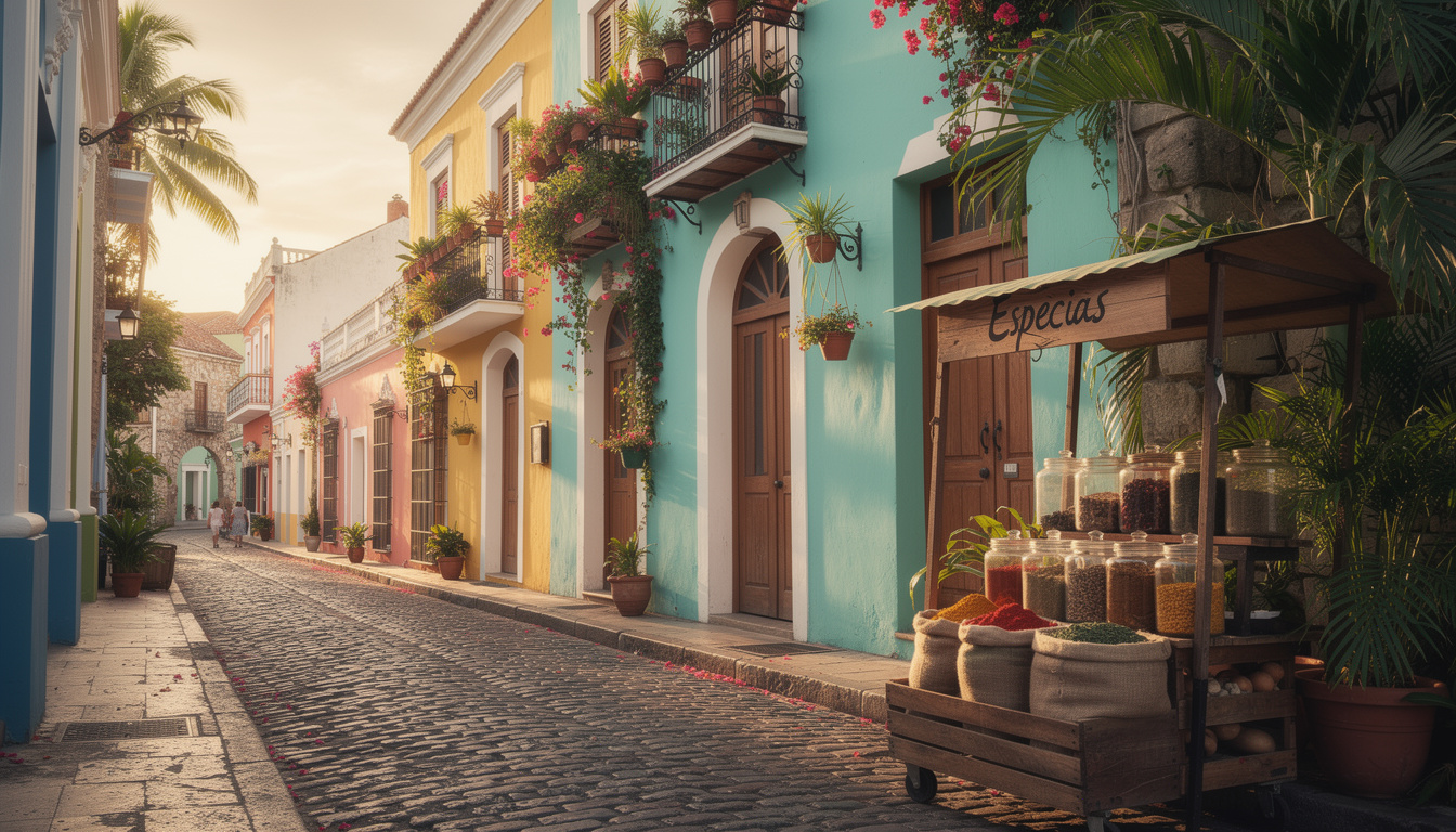 explorez l'urbanisme tropical en flânant dans les rues vibrantes de san juan, à travers le regard d'un architecte passionné par les couleurs et le design urbain unique.