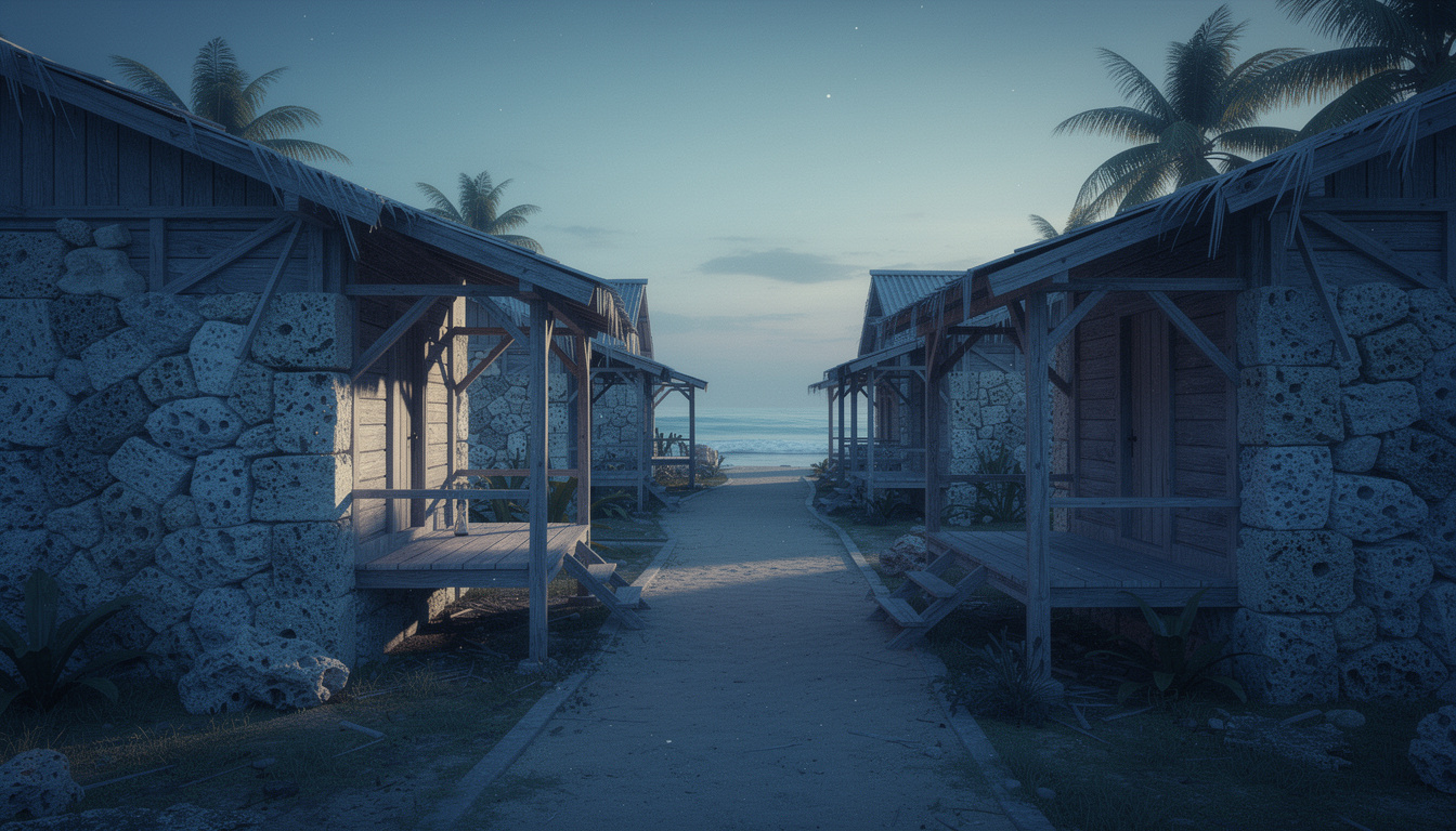 découvrez les maisons traditionnelles en bois et corail de west bay, conçues par juliette, alliant authenticité et charme naturel dans une architecture unique.