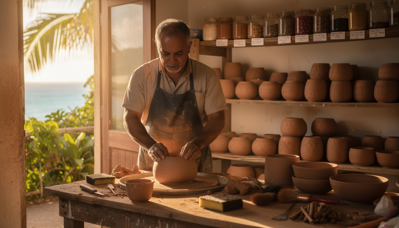 découvrez comment les poteries de choiseul, façonnées avec l'argile locale, reflètent l'identité unique et le savoir-faire artisanal de cette île.