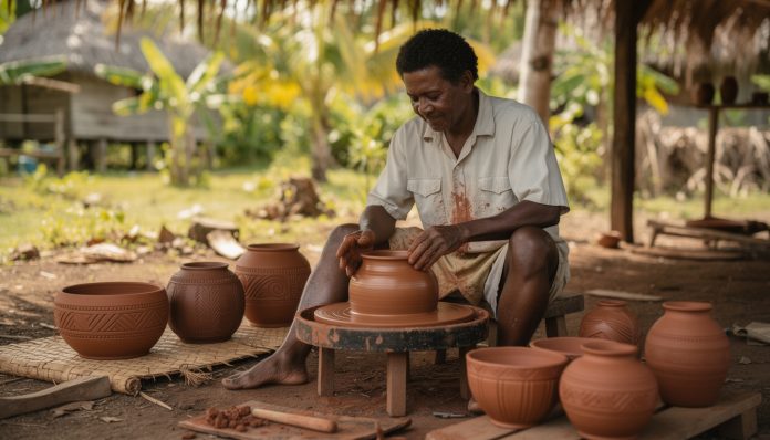 Artisanat : Les poteries de Choiseul, comment l'argile locale façonne l'identité de l'île. découvrez comment les poteries de choiseul, façonnées à partir de l'argile locale, reflètent l'identité unique et le patrimoine artisanal de cette île.