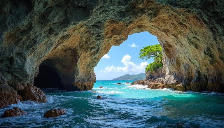 découvrez la cueva del indio, un site spectaculaire au bord de l'océan atlantique, où vous pourrez explorer les mystérieux pétroglyphes taïnos et plonger dans l'histoire fascinante de cette culture ancienne.