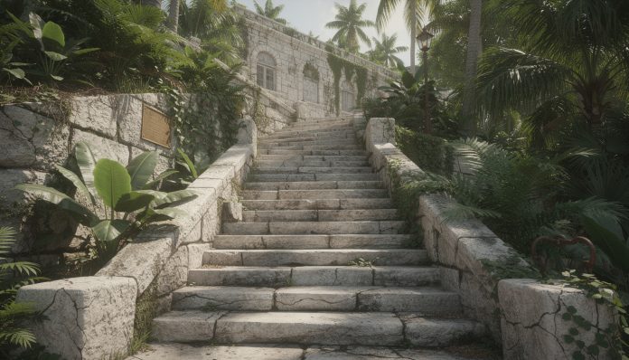 découvrez l'histoire fascinante de l'escalier de la reine à nassau à travers le récit captivant de florian, qui explore les enjeux du passé colonial.