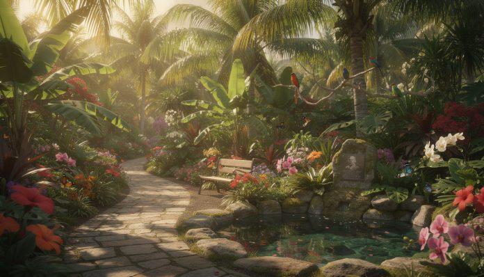 Jardin Botanique : Dans les pas de Coluche à Deshaies, une oasis de sérénité. découvrez le jardin botanique de deshaies, une oasis de sérénité où vous pouvez suivre les pas de coluche et explorer une nature luxuriante et apaisante.