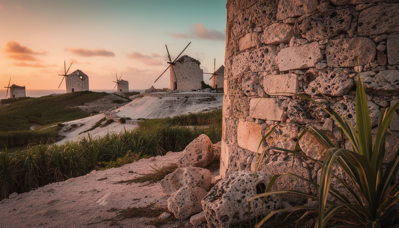 découvrez marie-galante, l’île aux cent moulins, un véritable retour aux sources du terroir antillais riche en histoire, saveurs authentiques et traditions préservées.