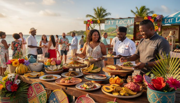découvrez le festival eat local, une célébration unique où les chefs réinterprètent avec créativité les saveurs authentiques du terroir arubais.