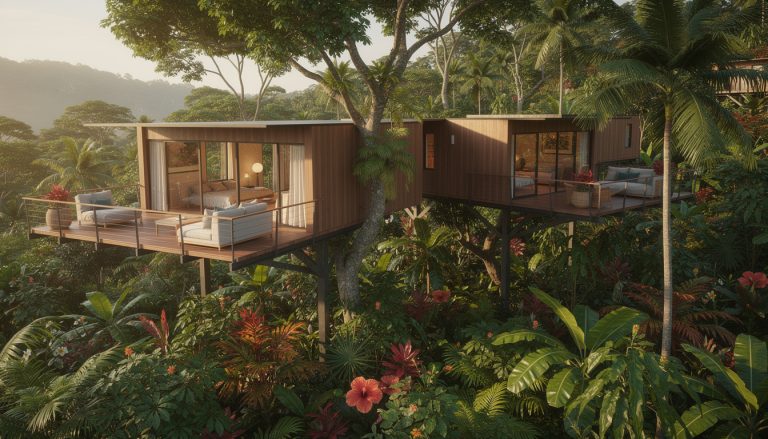 découvrez l'ouverture exclusive des premières 'treehouses' haut de gamme nichées au cœur de la jungle de grenade, alliant confort luxueux et immersion nature.