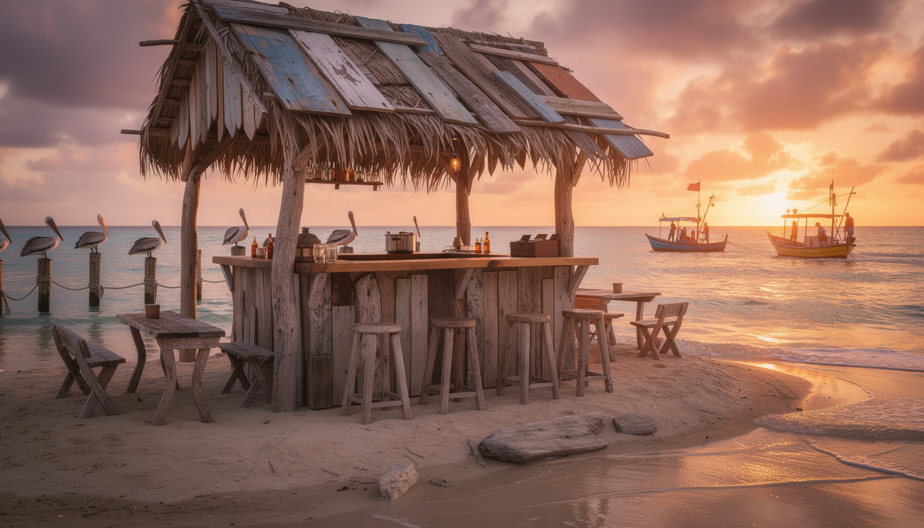 découvrez comment profiter d'un verre au pelican bar, un bar unique installé sur un banc de sable au cœur de l'océan. guide pratique pour une expérience inoubliable au milieu de l'eau.