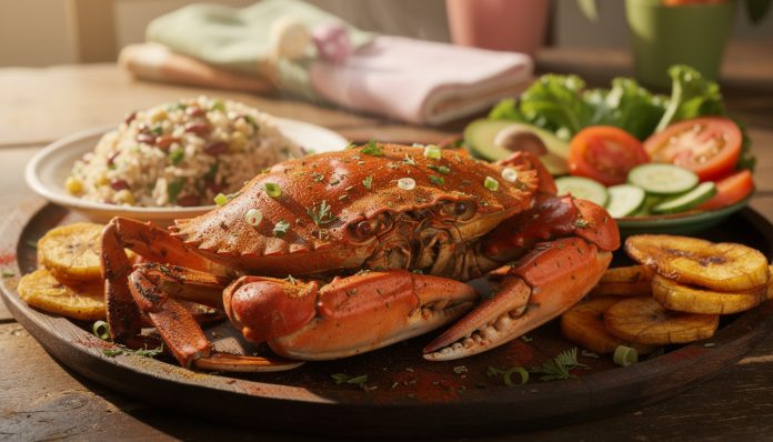 Plat Typique : Le Crabe à la créole, la tradition incontournable des fêtes de Pâques. découvrez le crabe à la créole, un plat typique et savoureux, incontournable lors des fêtes de pâques. une tradition gourmande qui ravit les papilles et célèbre le patrimoine culinaire.