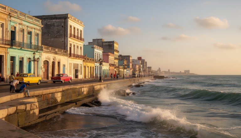 découvrez comment le front de mer du malecón à la havane s'anime au rythme des vagues, illustrant un exemple unique d'urbanisme harmonieux entre espace urbain et nature.