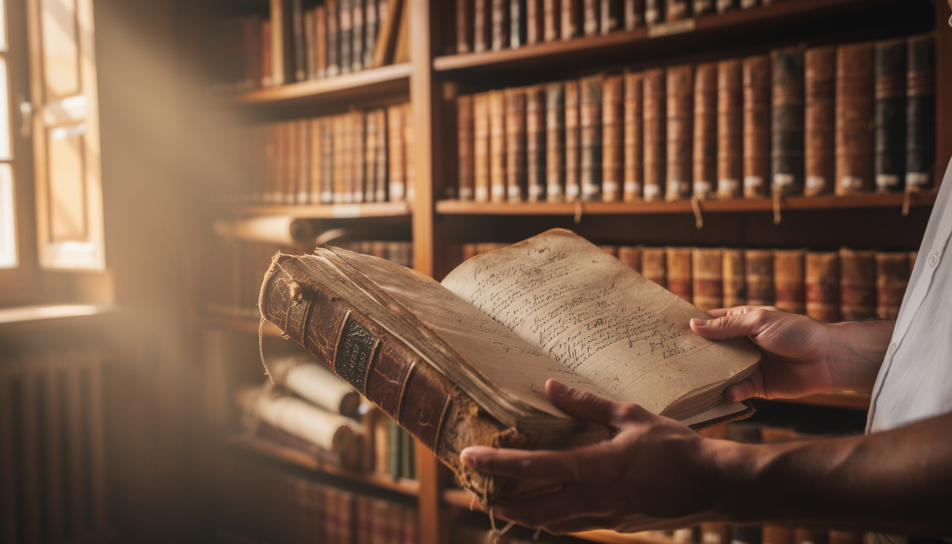 découvrez les secrets des anciens registres de grenade à travers le récit passionné de florian, un voyage captivant au cœur de la bibliophilie et des archives historiques.