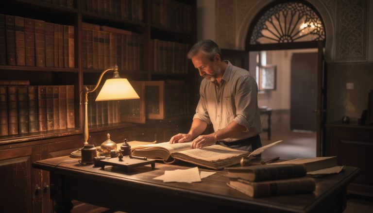 plongez dans l'univers de la bibliophilie avec florian qui dévoile les secrets fascinants des anciens registres des archives de grenade.