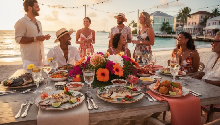 découvrez le retour du "fish fry" chic à nassau, où la tradition culinaire locale se marie avec le luxe pour une expérience gastronomique unique et authentique.